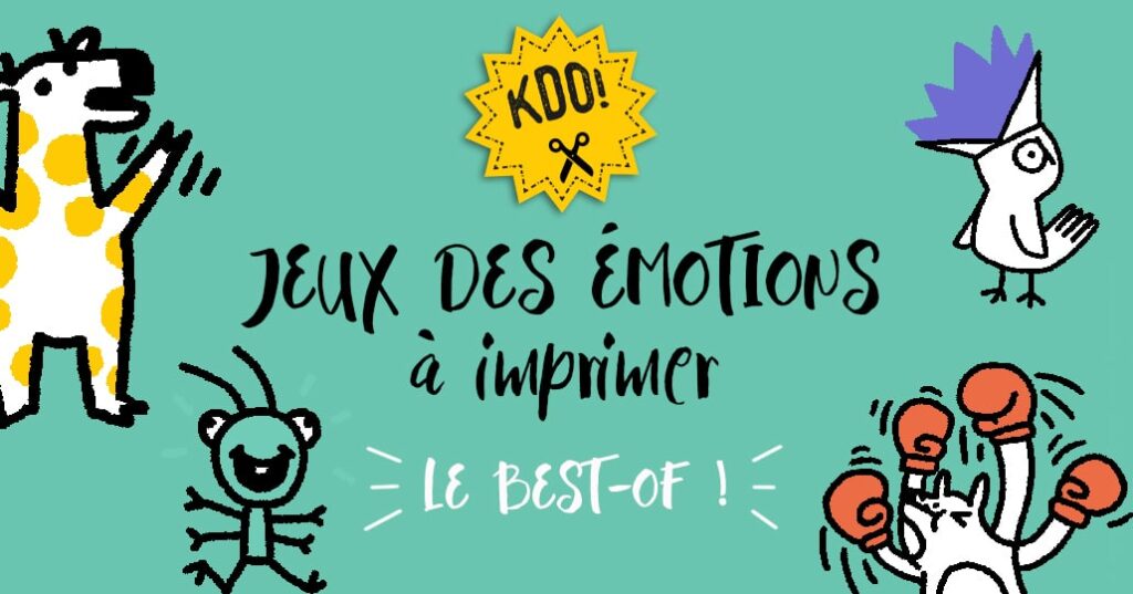 Jeux des émotions à imprimer : le best-of ! - Cool Parents Make Happy Kids