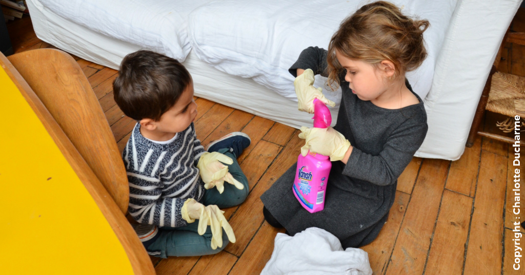 Laver linge activité montessori