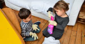 Laver linge activité montessori