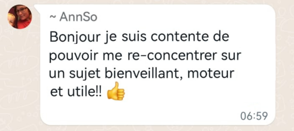 Commentaire d'Anne-So