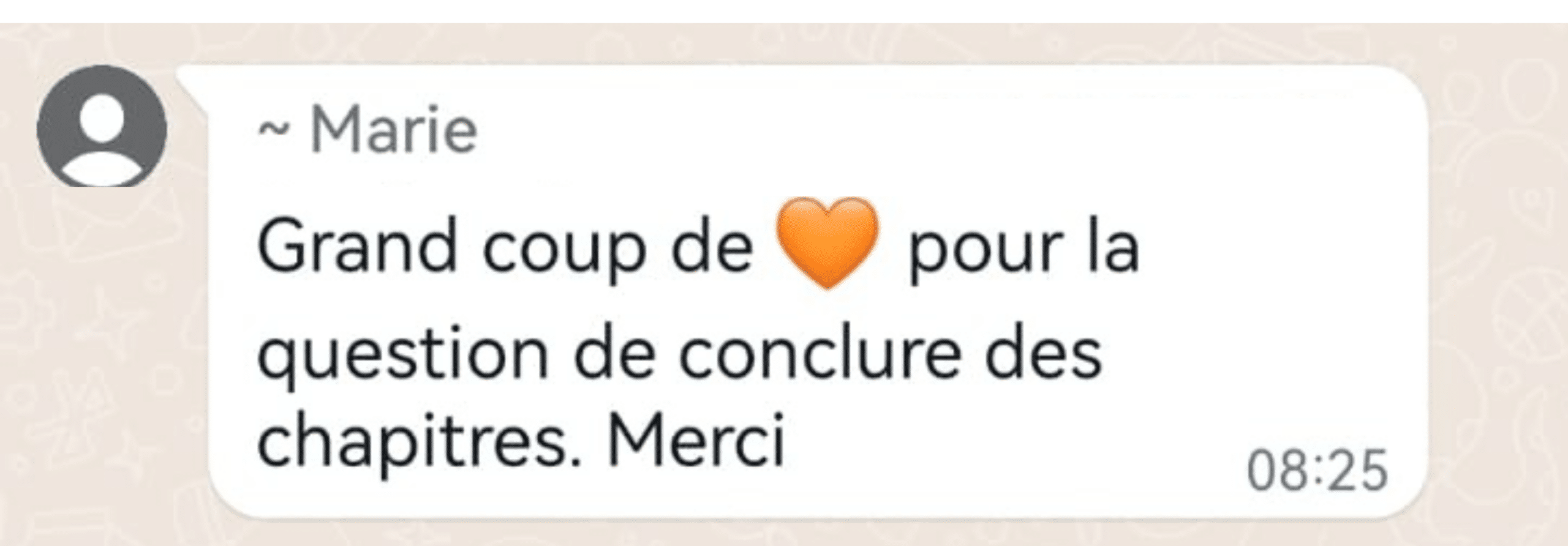 Commentaire de Marie